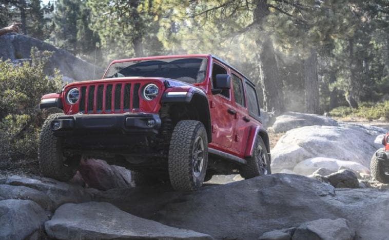 Jeep Wrangler Rubicon tracciato Rubicon Trail