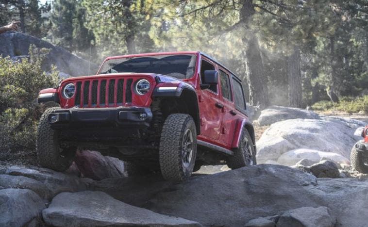 Jeep Wrangler Rubicon tracciato Rubicon Trail