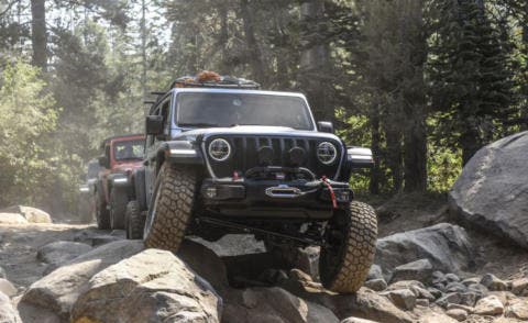Jeep Wrangler Rubicon tracciato Rubicon Trail