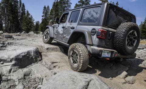 Jeep Wrangler Rubicon tracciato Rubicon Trail