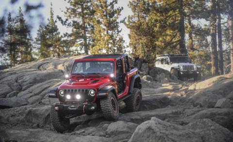 Jeep Wrangler Rubicon tracciato Rubicon Trail