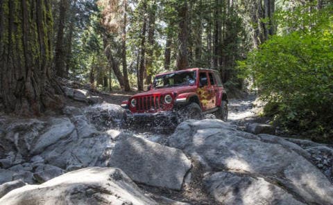 Jeep Wrangler Rubicon tracciato Rubicon Trail