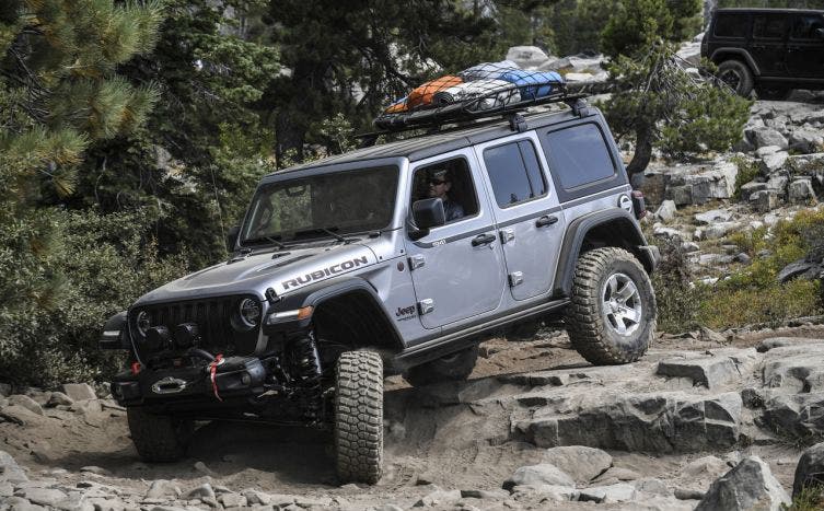 Jeep Wrangler Rubicon tracciato Rubicon Trail