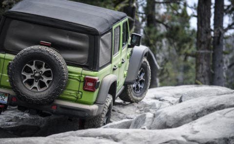 Jeep Wrangler Rubicon tracciato Rubicon Trail