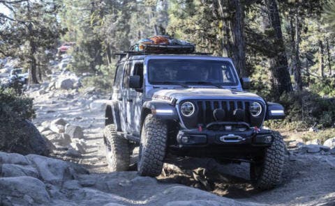 Jeep Wrangler Rubicon tracciato Rubicon Trail