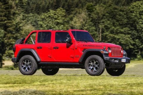 Nuova Jeep Wrangler Regno Unito