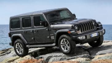 Nuova Jeep Wrangler Regno Unito