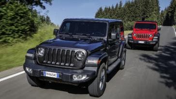 Nuova Jeep Wrangler Regno Unito