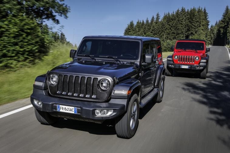 Nuova Jeep Wrangler Regno Unito