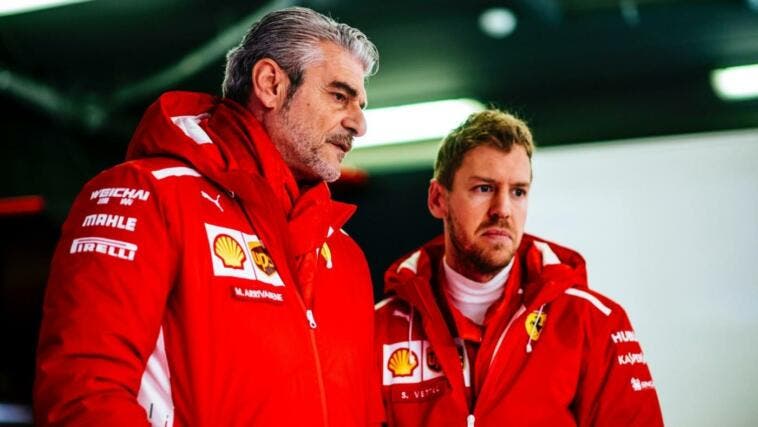 Vettel e Arrivabene