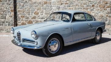 Alfa Romeo Giulietta Sprint Bertone 1956 asta