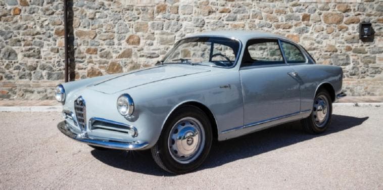 Alfa Romeo Giulietta Sprint Bertone 1956 asta