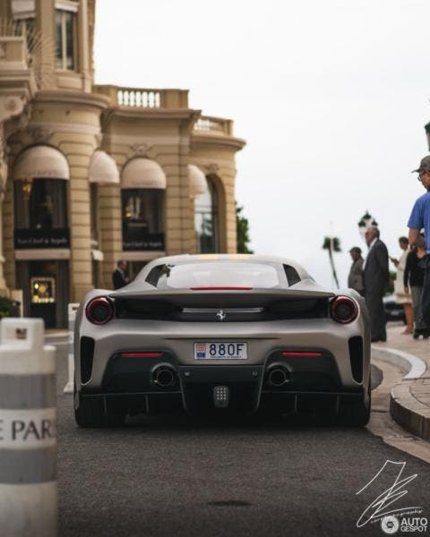 Ferrari 488 Pista matte grey