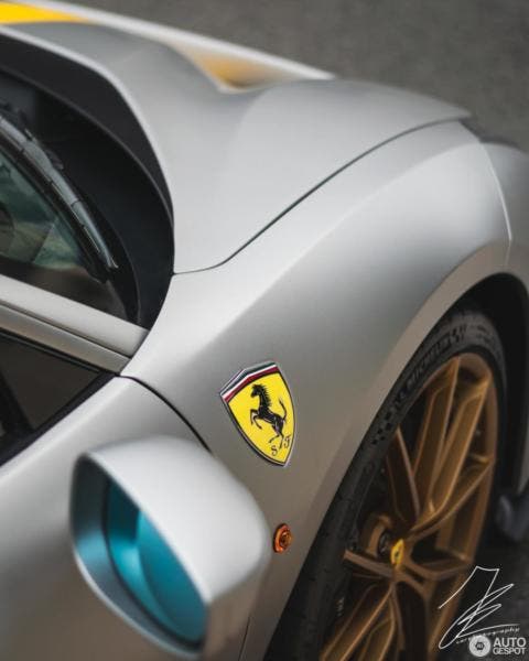 Ferrari 488 Pista matte grey