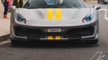 Ferrari 488 Pista matte grey