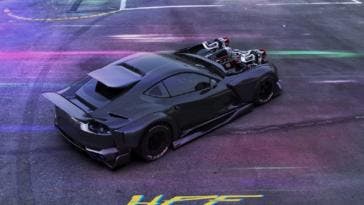 Ferrari 812 Superfast motore biturbo render