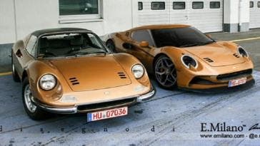 Ferrari Dino render chiave moderna