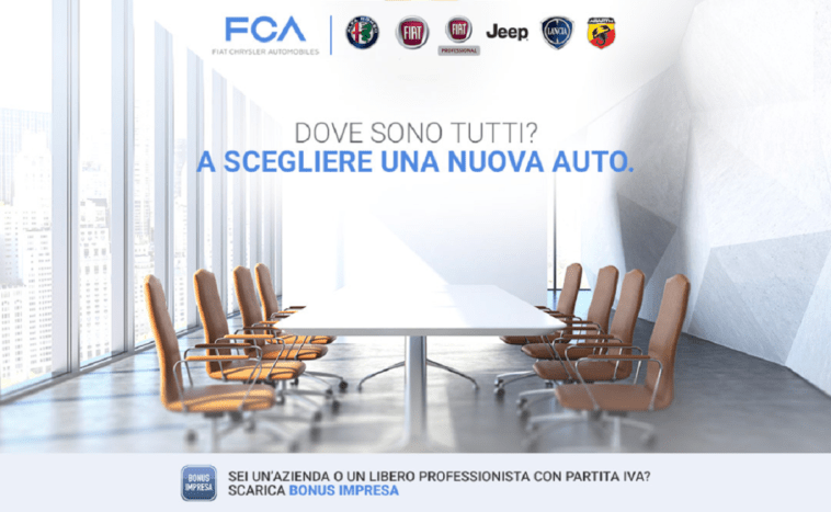 Fiat Chrysler Automobiles Bonus Impresa novembre