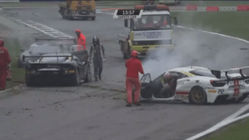 Finali Mondiali Ferrari 2018 incidente