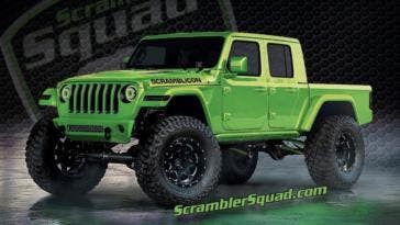 Jeep Gladiator nuovi render