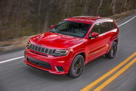 Jeep Grand Cherokee SRT 2018 e Trackhawk richiamo esemplari
