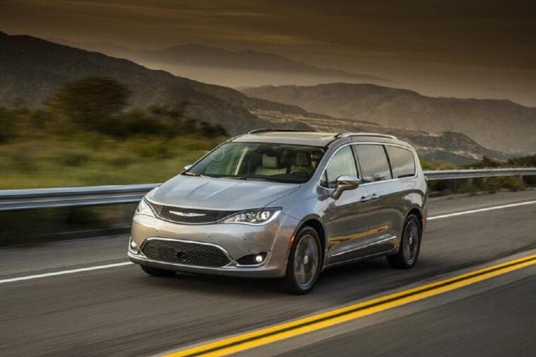 Chrysler Pacifica 2019 Top Safety Pick IIHS