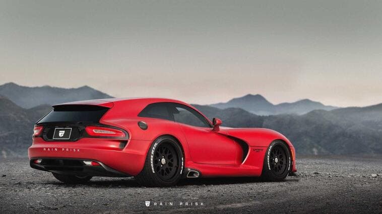 Dodge Viper Shooting Brake render