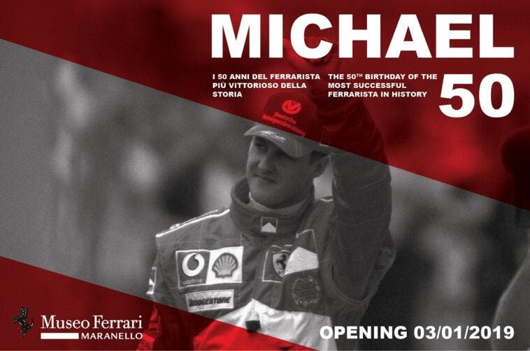 Ferrari Michael Schumacher mostra