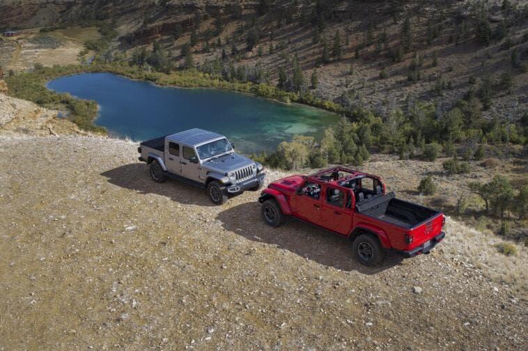 Jeep Gladiator 2020 motivo motore 4 cilindri