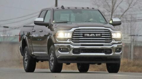 Ram HD 2020 abitacolo foto spia