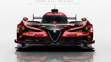 Alfa Romeo LMP1 render super sportiva