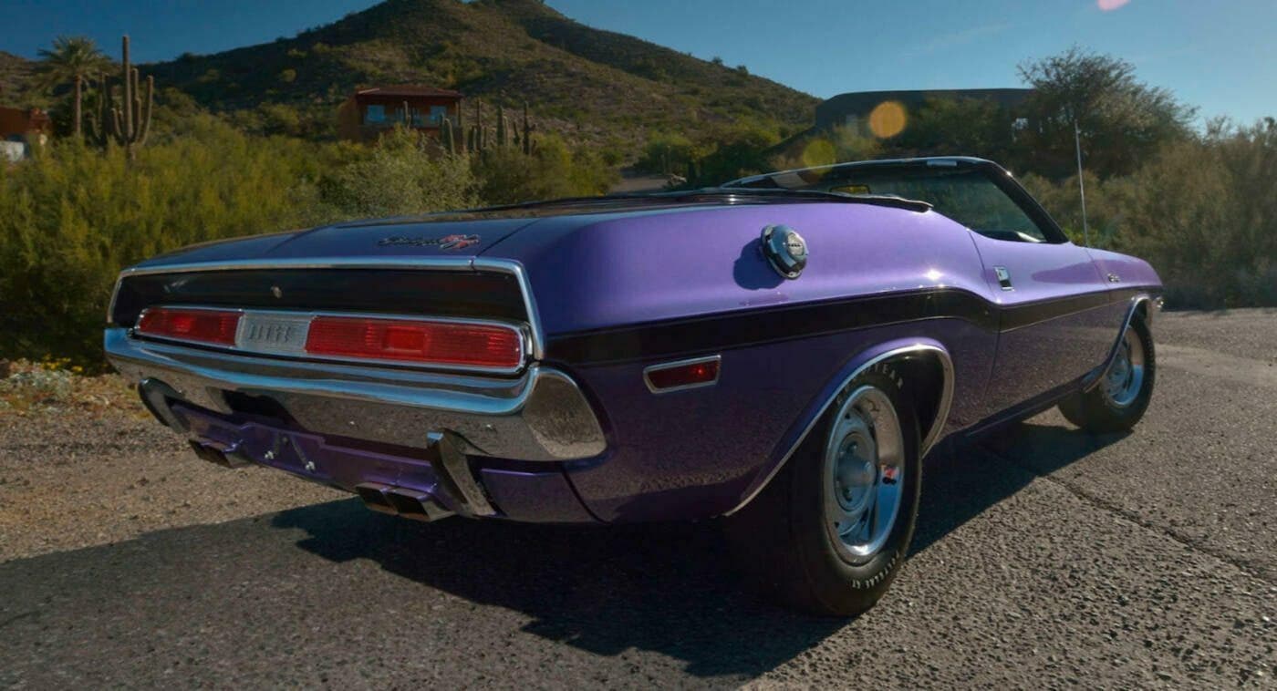 Dodge Challenger R/T Cabrio 1970 viola asta