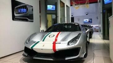 Ferrari 488 Pista Piloti Argento Nurburgring foto