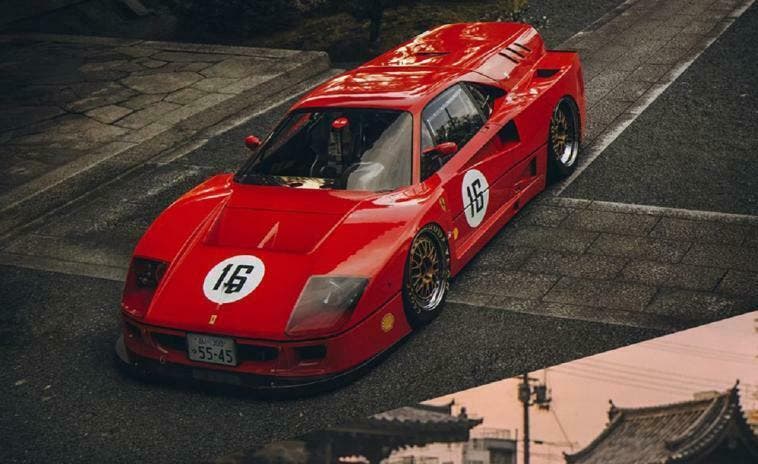 Ferrari F40 Breadvan render