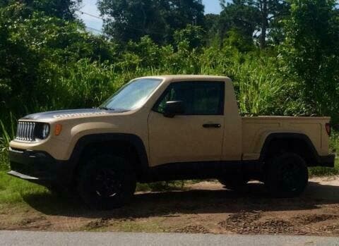 Jeep Renegade mini Gladiator render