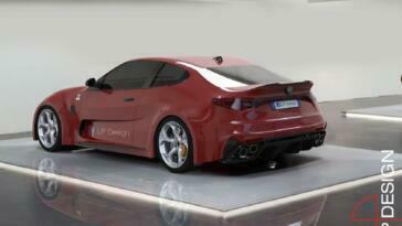 Alfa Romeo GTV nuovo render LP Design