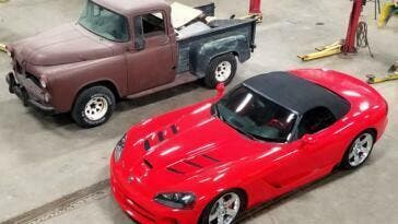 Dodge Pickup 1956 Viper SRT-10 2004 fusione