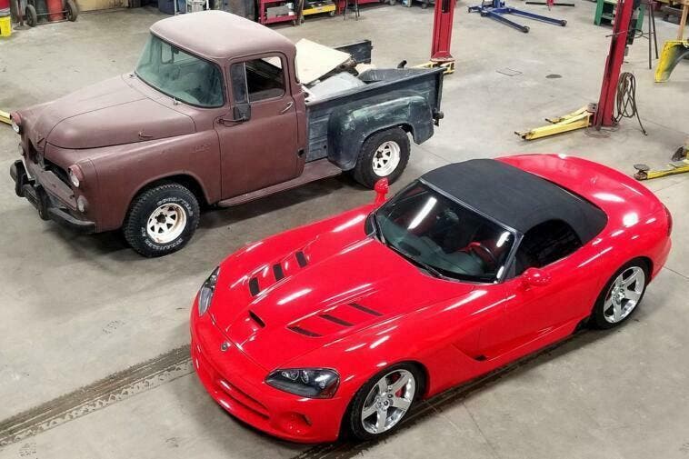 Dodge Pickup 1956 Viper SRT-10 2004 fusione