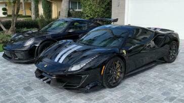Ferrari 488 Pista Black/Silver