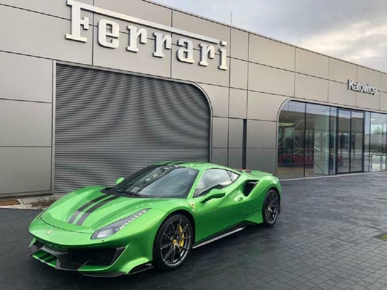 Ferrari 488 Pista Verde Kers Lucido