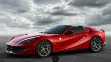 Ferrari 812 Superfast Aperta render