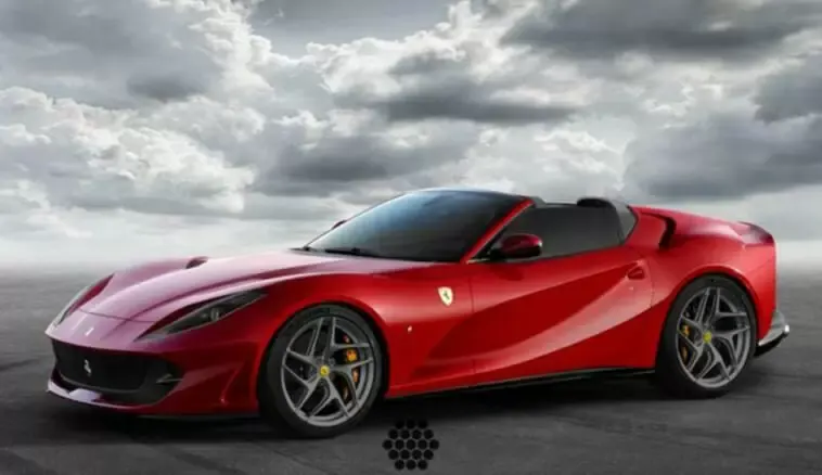 Ferrari 812 Superfast Aperta render