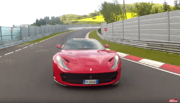 Ferrari 812 Superfast test Nurburgring video