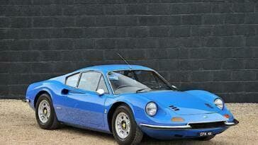 Ferrari Dino 246GT Coupé 1972 Azzurro asta
