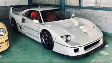 Ferrari F40 LM bianca Giappone