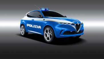 Alfa Romeo Tonale livrea Polizia render
