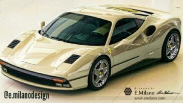 Ferrari 308 chiave moderna render