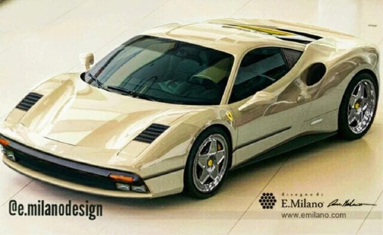 Ferrari 308 chiave moderna render