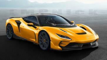 Ferrari F8 Tributo Evo render