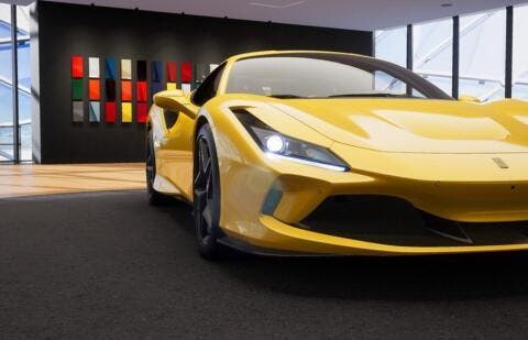 Ferrari F8 Tributo Giallo Triplo Strato